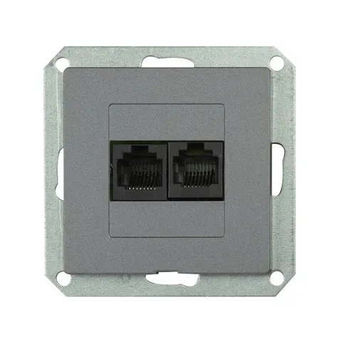 PREMIUM 2 PC M-G - Gniazdo komputer. p/t 2x8pin zacisk krone LSA+