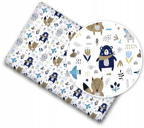 Prześcieradło 120x60 do łóżeczka bawełna materiałowe Babymam