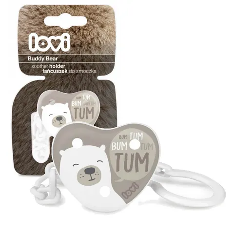 Lovi łańcuszek, zawieszka do smoczka uspokajającego buddy bear