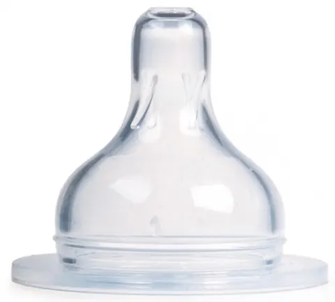 Canpol babies (21/723) Smoczek silikon kaszka do butelki szerokiej EasyStart (6m+) 1 szt.