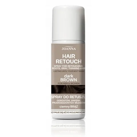 Joanna Hair Retouch spray do retuszu Ciemny Brąz 75ml