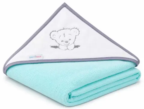 Babymam okrycie kąpielowe ręcznik 100x100 bawełna