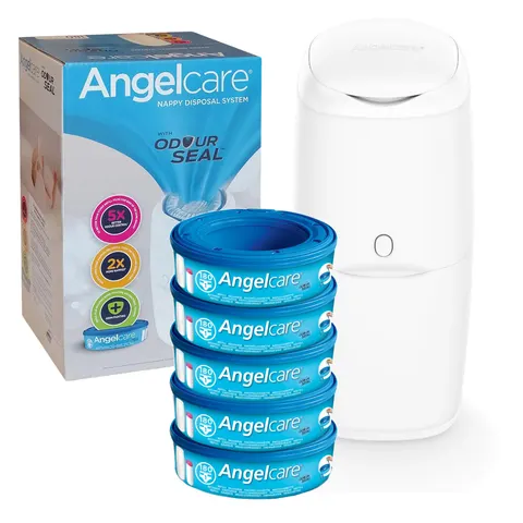 Angelcare pojemnik na zużyte pieluchy + 5 wkładów