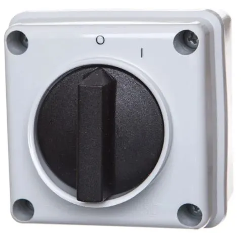 Łącznik krzywkowy 0-1 1P 12A w obudowie IP65, Łuk E12-53; 921253 ELEKTROMET