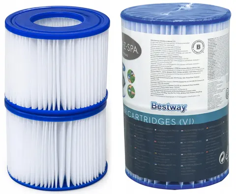 BESTWAY filtr typ vi do spa jacuzzi 60311 2szt