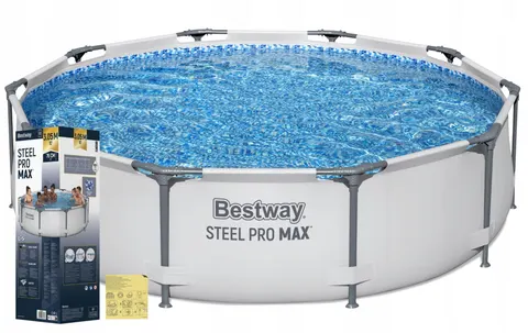BESTWAY basen stelażowy ogrodowy rodzinny 305x76cm 56406