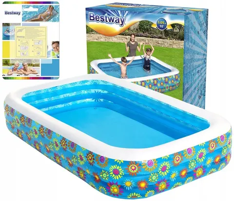 BESTWAY basen dmuchany dziecięcy 1161l 305x183cm