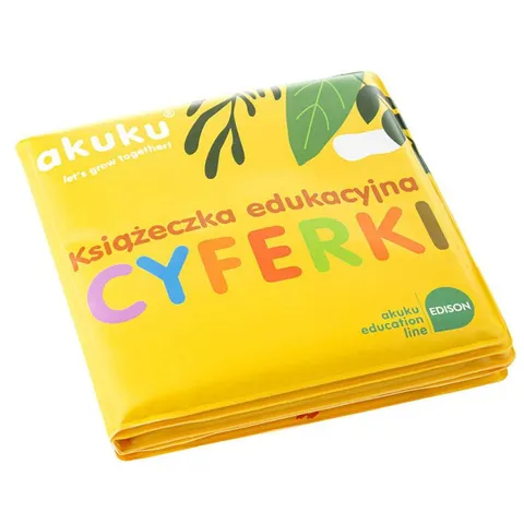 Książeczka edukacyjna do kąpieli Cyferki, Akuku