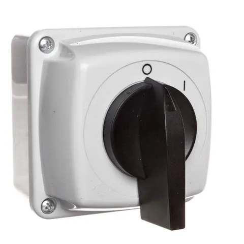 Łącznik krzywkowy 0-1 1P 16A w obudowie IP44, Łuk E16-53; 951652 ELEKTROMET