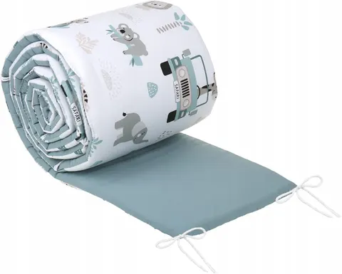 Babymam dwustronny ochraniacz 180x30 do łóżeczka