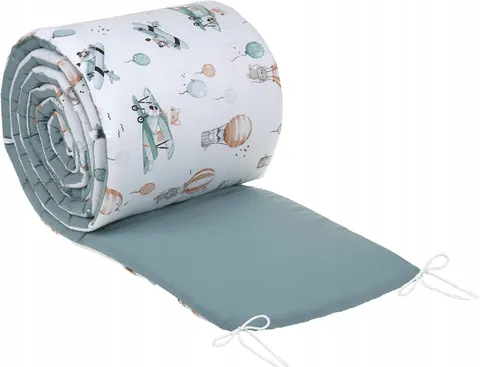 Babymam dwustronny ochraniacz 180x30 do łóżeczka