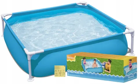 BESTWAY basen stelażowy ogrodowy brodzik dziecięcy 122x122x30cm 56217