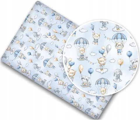 Prześcieradło materiałowe do kołyski 90x40 cm z gumką Babymam