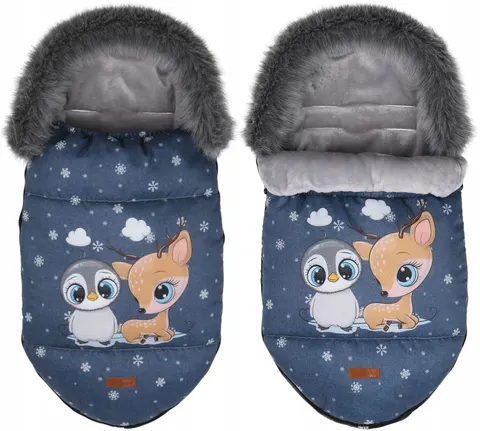 Babymam śpiworek do wózka sanek gondoli premium