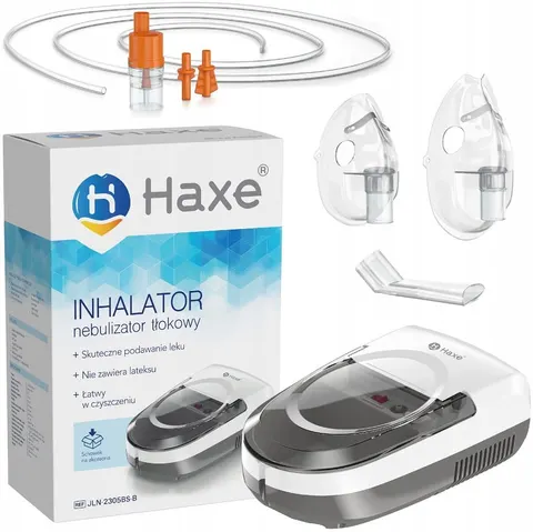 HAXE NEBULUS INHALATOR NEBULIZATOR TŁOKOWY ZESTAW
