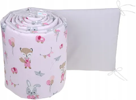 Babymam dwustronny ochraniacz 180x30 do łóżeczka