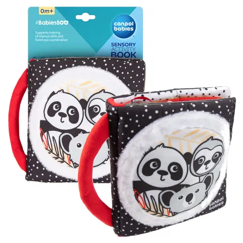 Canpol babies (68/088) Sensoryczna książeczka manipulacyjna BabiesBoo PANDA