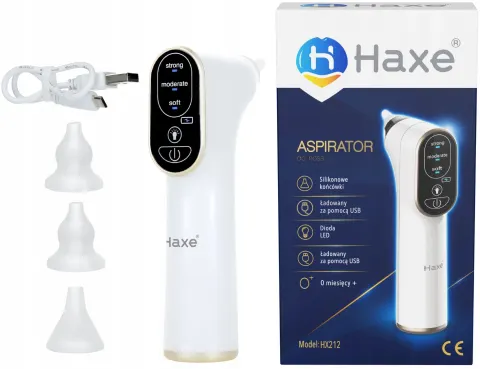 HAXE ELEKTRYCZNY ASPIRATOR DO NOSA NA KATAREK HX