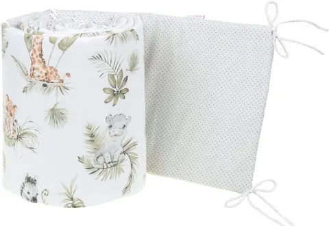 Babymam dwustronny ochraniacz 180x30 do łóżeczka