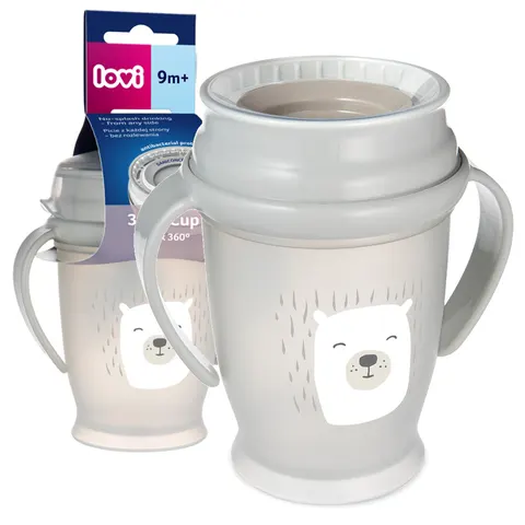 LOVI (1/599) Kubek 360° Drink Master Buddy Bear 250 ml