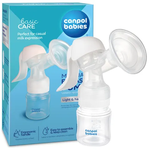 Canpol laktator ręczny odciągacz pokarmu basic light