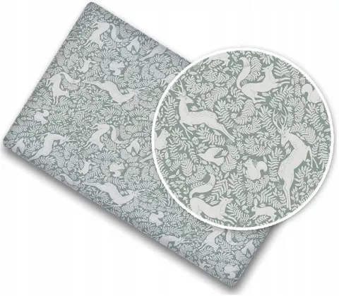 Prześcieradło materiałowe do kołyski 90x40 cm z gumką Babymam