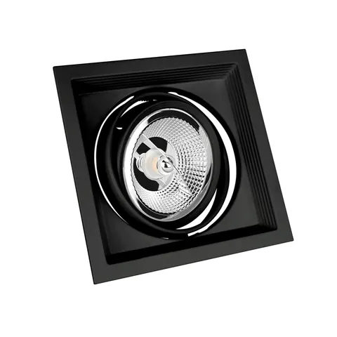 MDD MAXI UNO GU10 X 1 Ar111 250V IP20 186x186x43mm Czarny