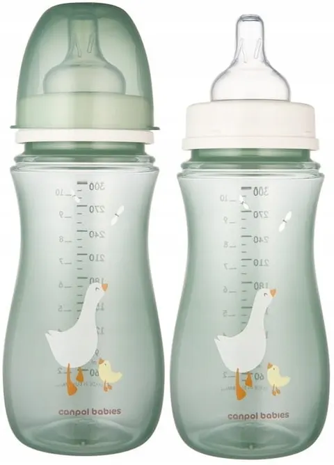 Canpol babies (35/246) Butelka antykolkowa EasyStart (300 ml) GOOSE