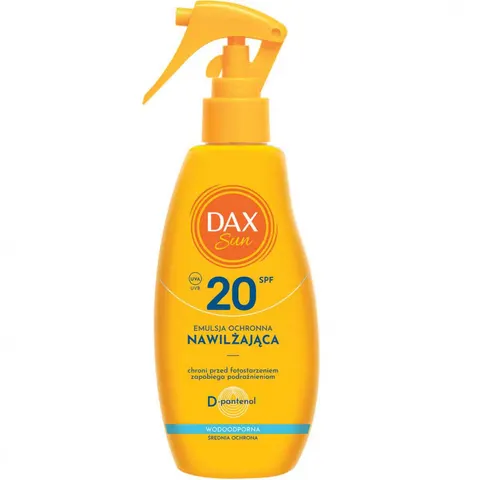 DAX SUN Emulsja ochronna nawilżająca SPF 20, 200 ml