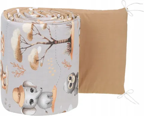Babymam dwustronny ochraniacz 180x30 do łóżeczka