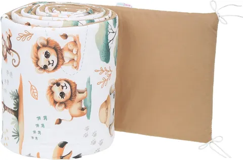 Babymam dwustronny ochraniacz 180x30 do łóżeczka