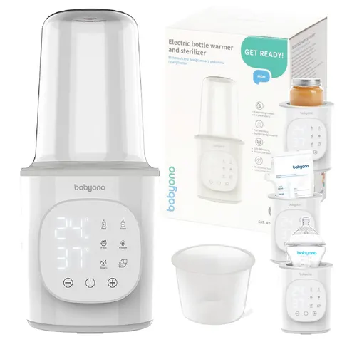 Babyono elektroniczny podgrzewacz do butelek pokarmu słoiczków i sterylizator 6w1