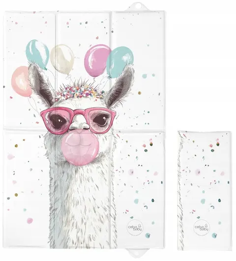 Składana mata do przewijania (40x60) Crazy Llama - Ceba Baby
