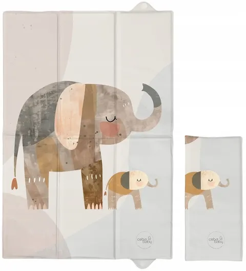 Składana mata do przewijania (40x60) Elephant Family - Ceba Baby