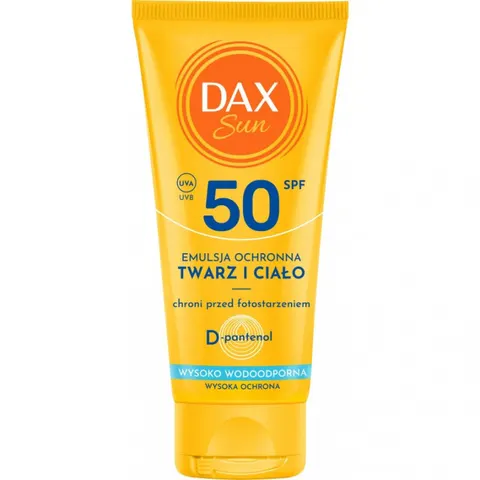 DAX SUN Emulsja ochronna do twarzy i ciała SPF 50, 50 ml