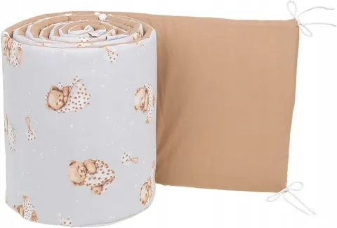 Babymam dwustronny ochraniacz 180x30 do łóżeczka