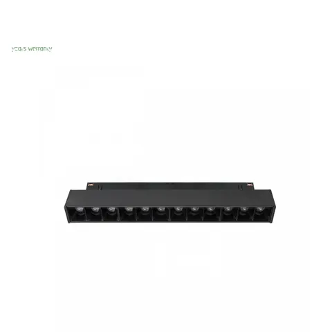 System Shift CCT- GRID S Oprawa Liniowa 220x23x42 12W 40ST Czarny CCT Switch 5 LAT GW.