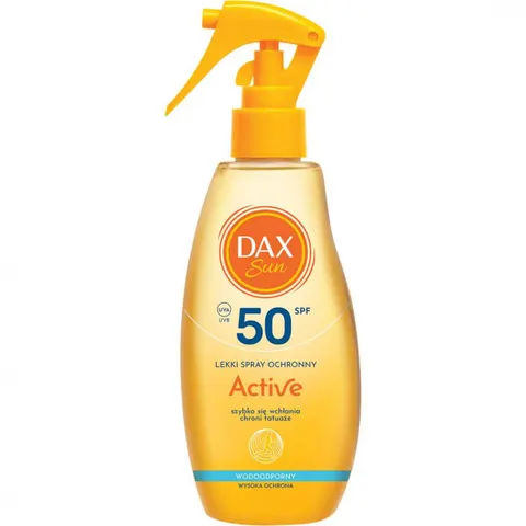 DAX SUN Lekki spray ochronny Ative SPF 50, 200 ml