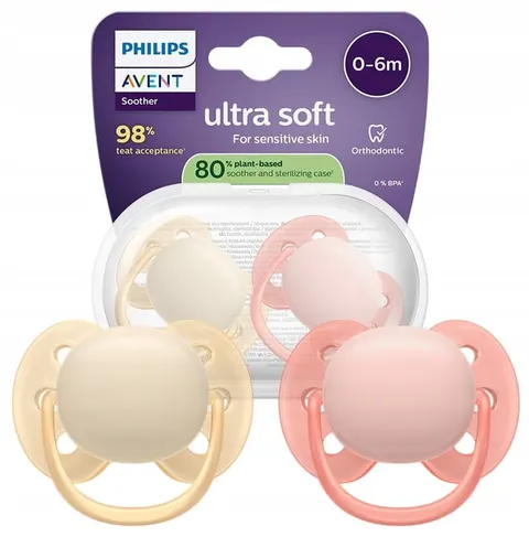 Philips Avent (SCF091/38) Ultra soft Smoczek 0-6 m