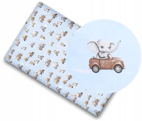 Prześcieradło 120x60 do łóżeczka bawełna materiałowe Babymam