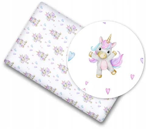 Prześcieradło materiałowe do kołyski 90x40 cm z gumką Babymam