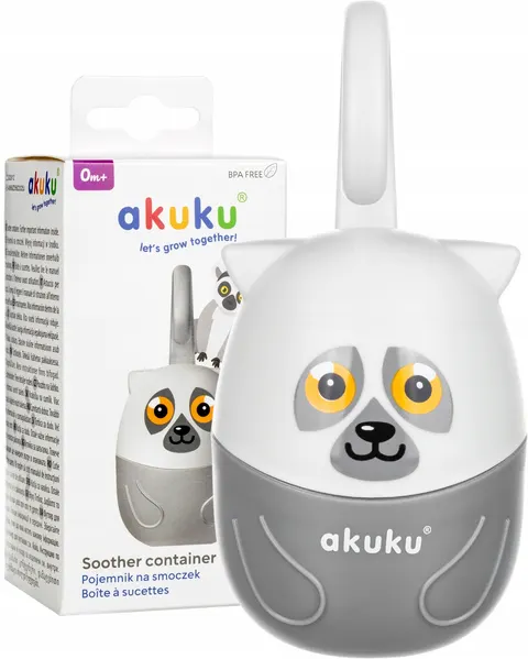 Akuku pojemnik pudełko na smoczek lemur uniwersalny
