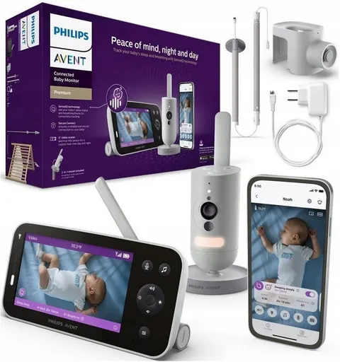 Niania elektroniczna Philips Avent SenseIQ SCD973/26 śledzenie oddechu
