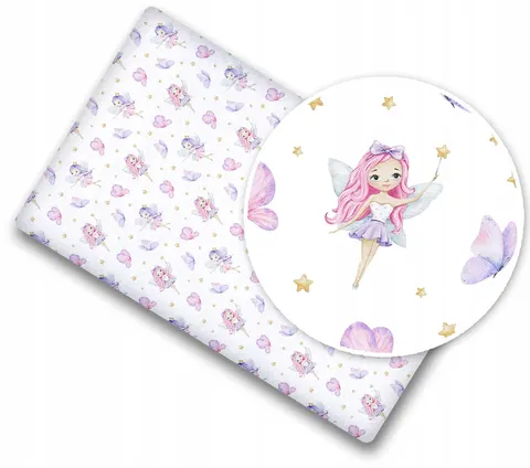 Prześcieradło materiałowe do kołyski 90x40 cm z gumką Babymam