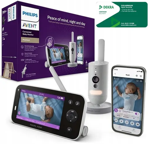 Philips Avent niania elektroniczna video SenseIQ full hd SCD971/26