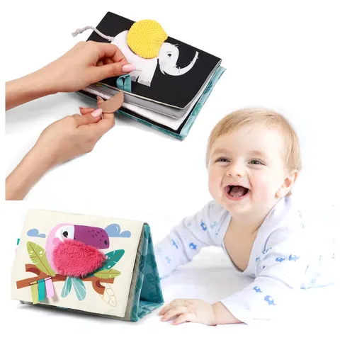 BABYONO Książeczka sensoryczna SAFARI 1564