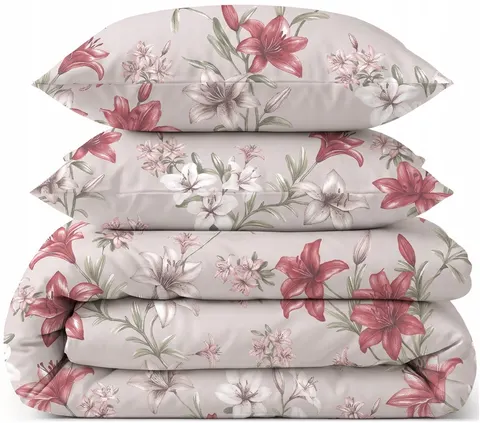 Pościel komplet 160x200cm + 2x poszewka 70x80cm bawełna 100% komplet pościeli