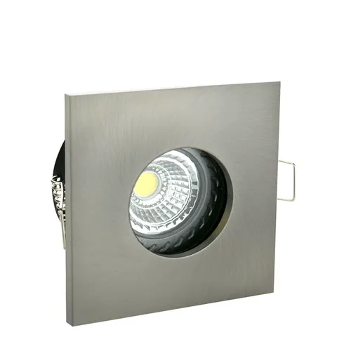 Fiale IV GU10 Oczko GU10 250V IP65 82x82x52mm Srebrny Kwadrat.