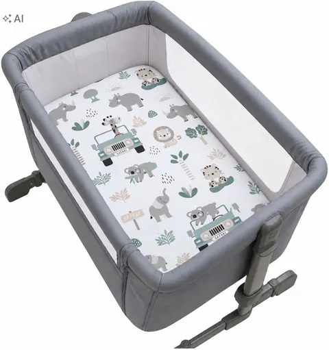 Prześcieradło bawełniane do dostawki 83x50 cm bawełna 100% Babymam