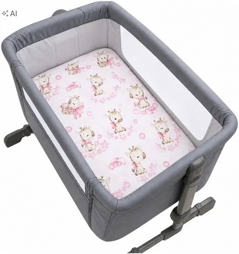 Prześcieradło bawełniane do dostawki 83x50 cm bawełna 100% Babymam